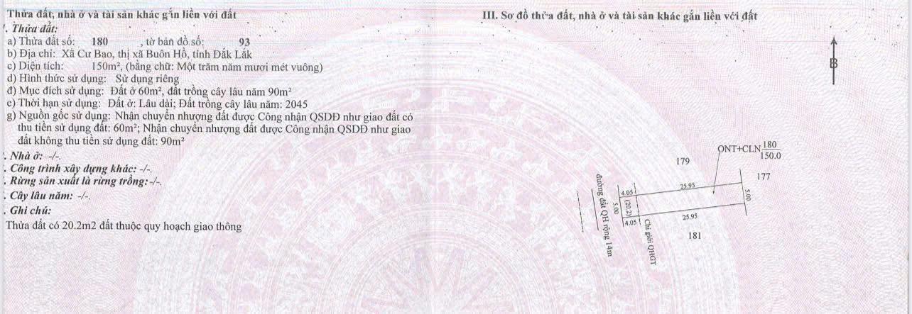 Đất nền phường Cư Bao 150m² giá 299 triệu - Đầu tư sinh lời ngay!