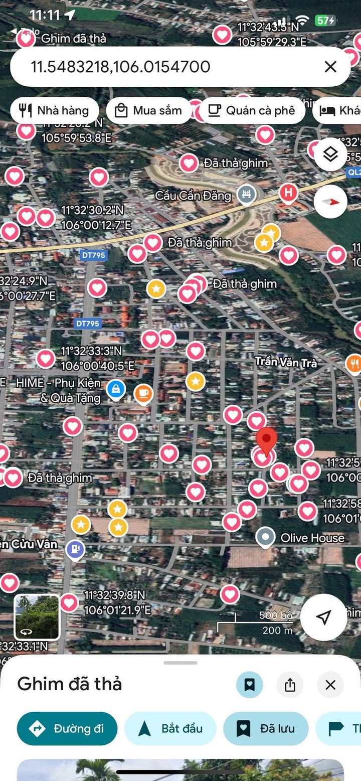 Đất thổ cư 400m² Thị Trấn Tân Biên - Giá chỉ 4 tỷ, cơ hội đầu tư tuyệt vời!