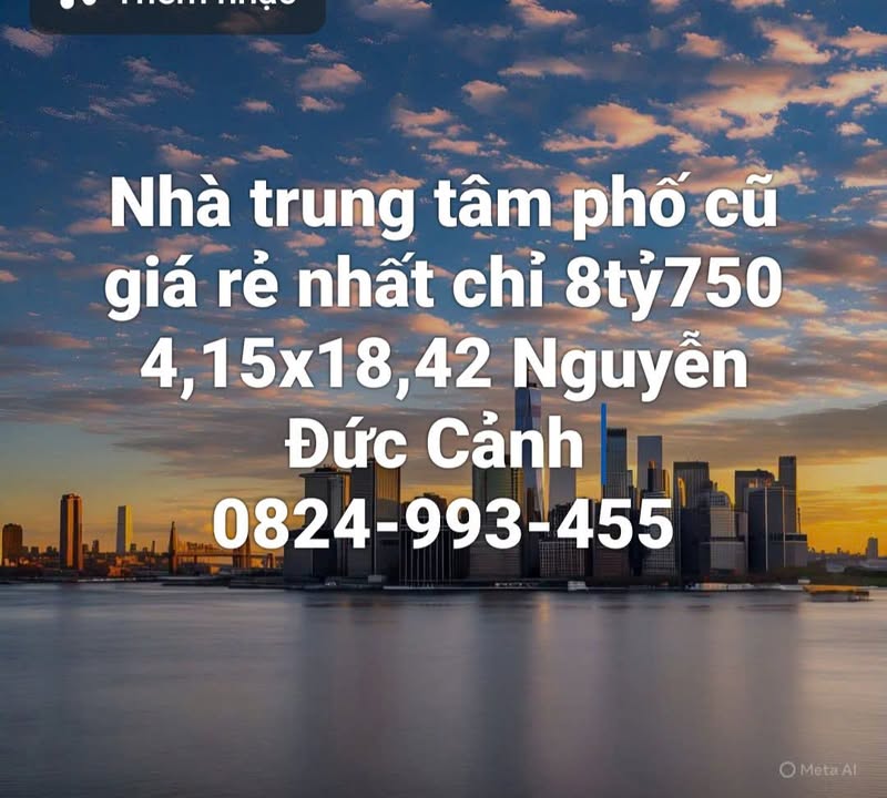 Nhà mặt tiền Nguyễn Đức Cảnh Buôn Ma Thuột 76.43m² giá 8.75 tỷ - Kinh doanh sầm uất!