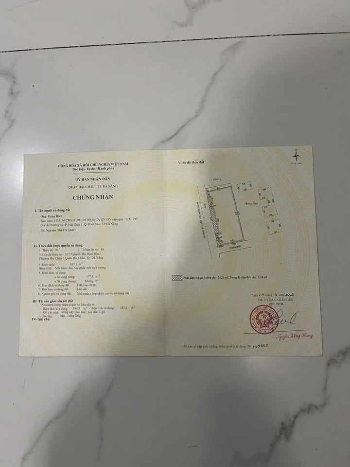 Nhà C4 2 mặt tiền Nguyễn Thị Minh Khai, Hải Châu, Đà Nẵng 197m² giá 39 tỷ - Thương lượng tốt!