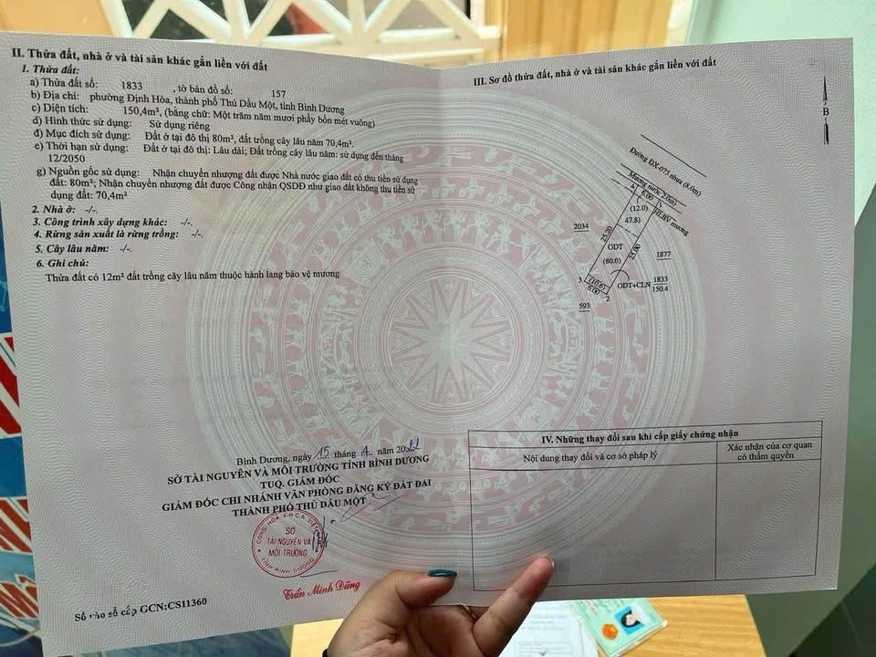 Nhà mặt tiền đường Dx-073, Định Hòa 150m² giá 2 tỷ - Đầu tư sinh lời!