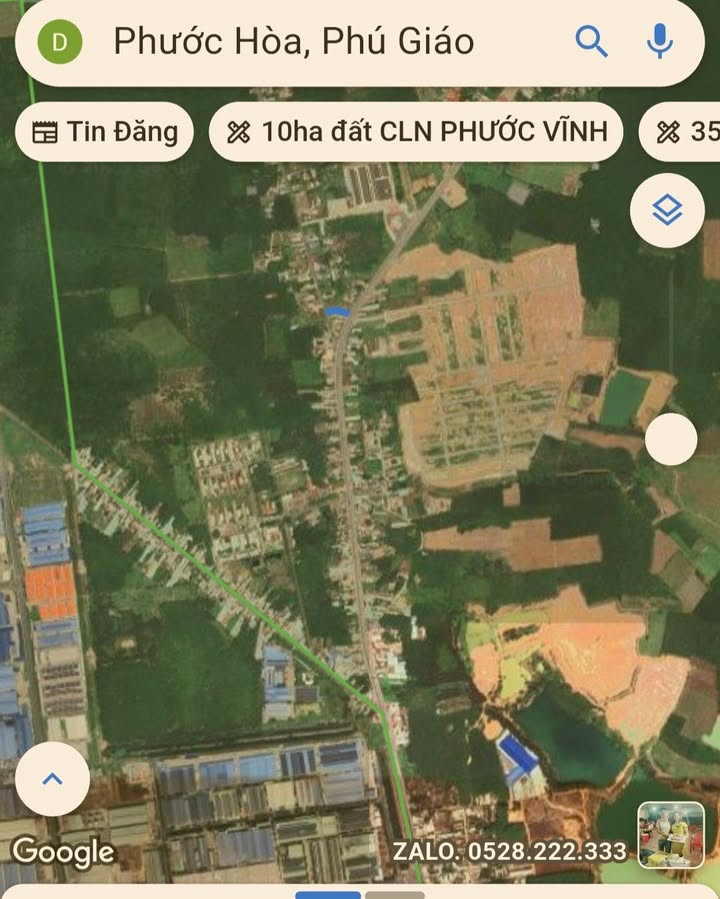 Bán đất mặt tiền ĐT741, xã Phước Hòa, huyện Phú Giáo, 720m² - Cơ hội đầu tư hấp dẫn!