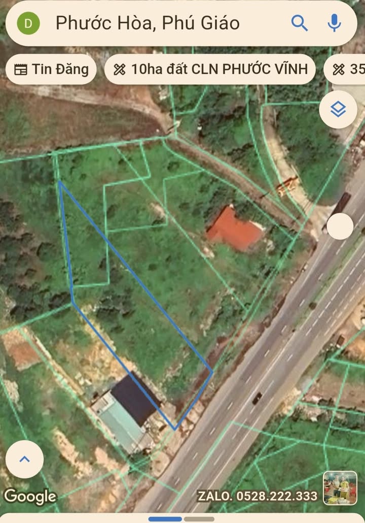 Đất mặt tiền ĐT 741, Phước Hòa, 1750m² giá 13.75 tỷ - Vị trí đắc địa gần KCN Tân Bình!