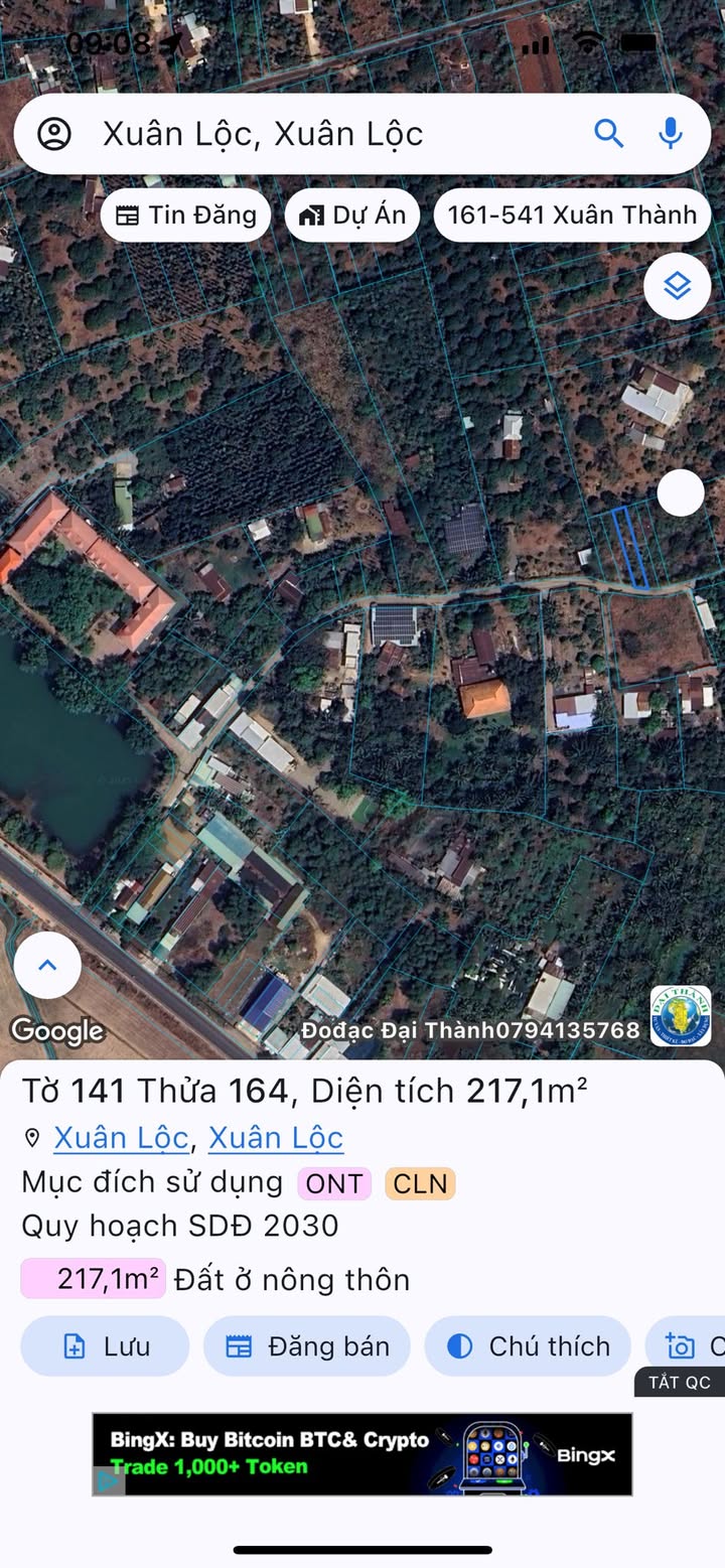 Đất nền xã Xuân Thọ 217m² giá chỉ 789 triệu - Sổ đỏ chính chủ!