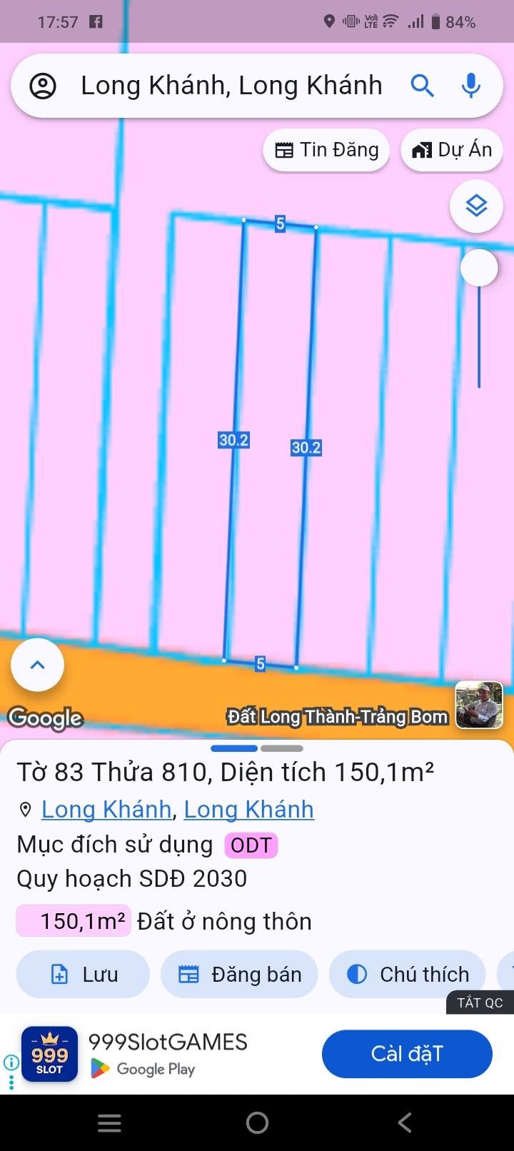 Đất nền phường Long Khánh 150m² giá 880 triệu - Sổ đỏ chính chủ