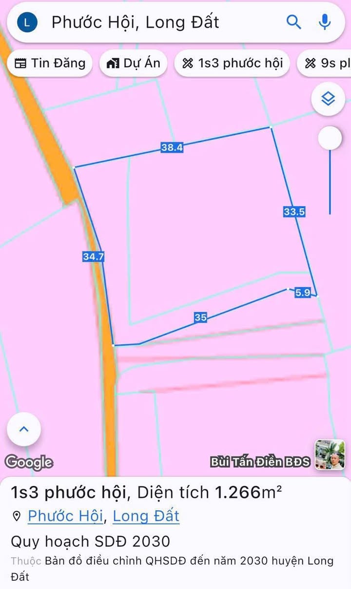 Đất nền Phước Hội, Đất Đỏ 13.000m² giá 5 tỷ - Pháp lý rõ ràng, đầu tư sinh lời!