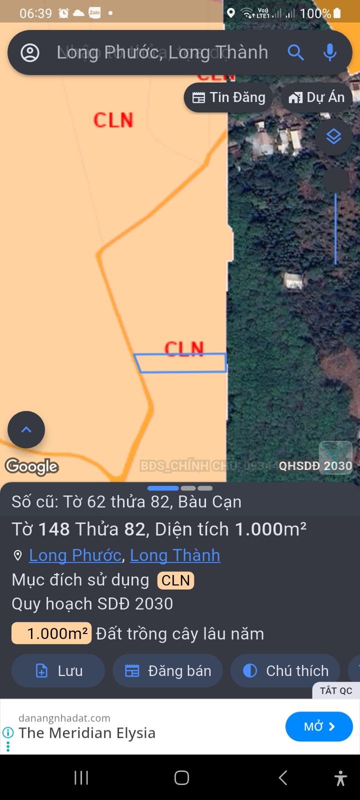 Đất nền Long Phước, Long Thành 3600m² giá 1 tỷ - Tiềm năng phát triển cao!