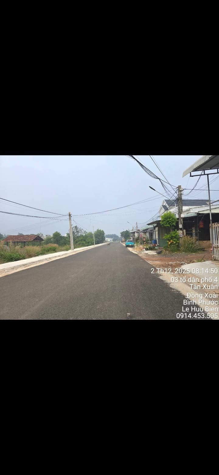 Đất nền Tân Xuân, Đồng Xoài 490m² giá 2 tỷ - Sổ hồng chính chủ, đầu tư sinh lời!