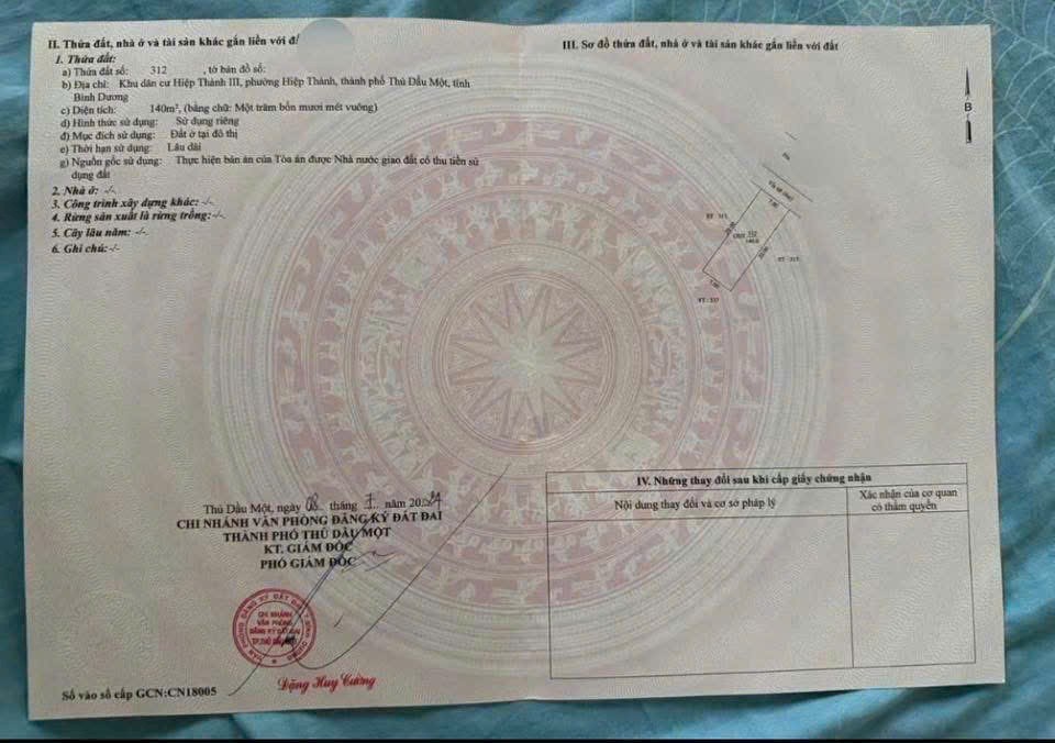 Nhà 3 tầng Hiệp Thành 140m² giá 6.8 tỷ - Chính chủ cần bán gấp!