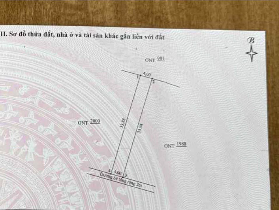 Đất thổ cư thôn Triêm Đông 2, Điện Phương 135,4m² giá 850 triệu - Pháp lý rõ ràng, đầu tư sinh lời!