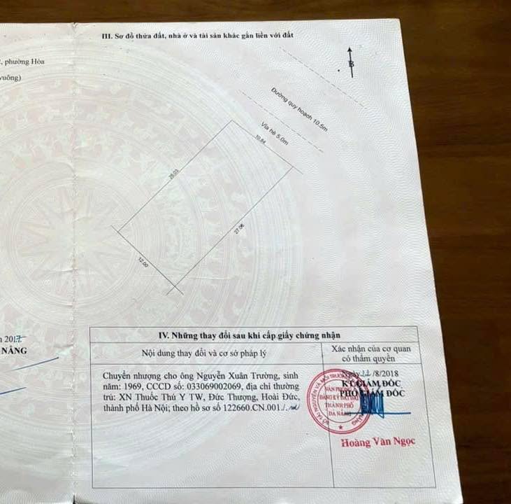 Đất nền đường Lê Sỹ, Hòa Xuân 318m² giá 21 tỷ - Sát sông thoáng mát!