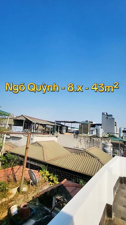 Nhà Ngõ Quỳnh 43m² giá 800 triệu - Tiện nghi đầy đủ, dễ dàng sinh hoạt!