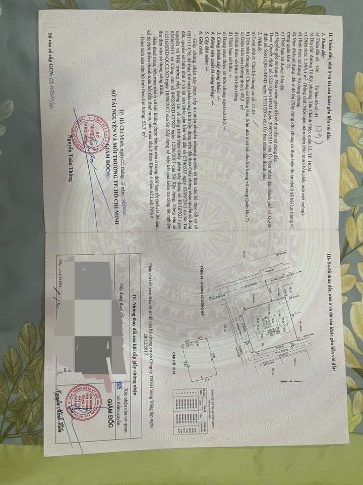 Chung cư Đông Hải quận 12 50m² giá 1.98 tỷ - Chính chủ bán gấp!