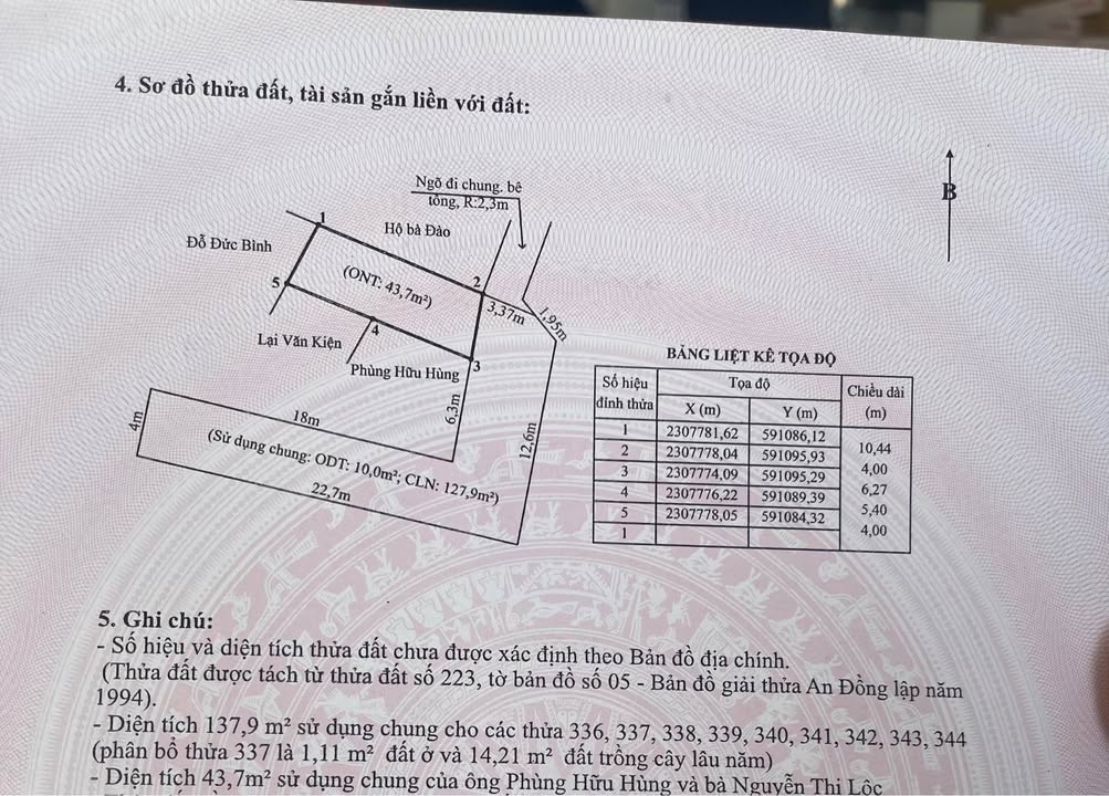 Đất nền An Đồng, An Dương 44m² giá 880 triệu - Ô tô đỗ cửa, vị trí thuận lợi!