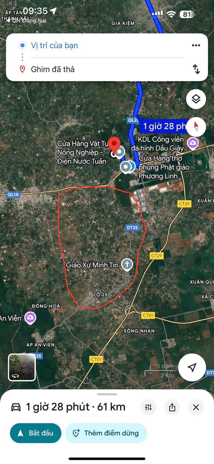 Đất nền Dầu Giây 2000m² giá thỏa thuận - Cơ hội đầu tư hấp dẫn!