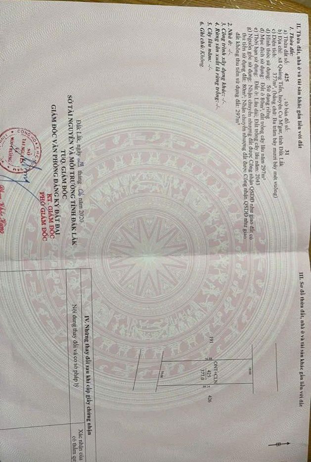 Đất nền Cư M'gar Đắk Lắk 370m² giá 1.4 tỷ - Mặt đường bê-tông đông đúc