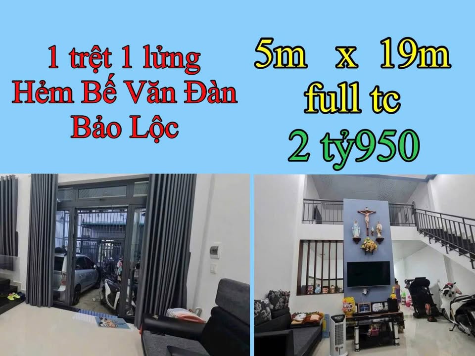 Nhà Bế Văn Đàn Bảo Lộc 95m² giá 2.95 tỷ - Sẵn sàng vào ở ngay!