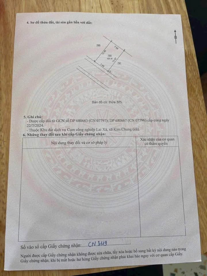 Đất dịch vụ Lai Xá 107.6m² giá thỏa thuận - Địa thế đắc địa gần Đại học Công nghiệp Nhổn