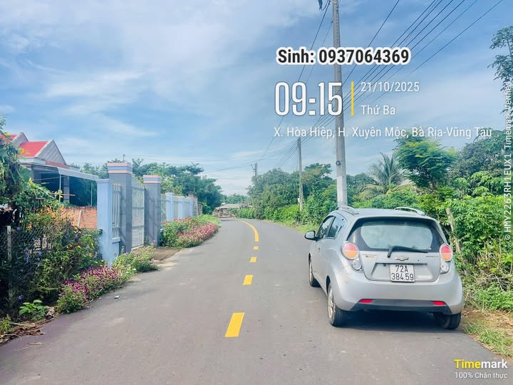 Đất nền Hoà Hiệp, Xuyên Mộc 1076m² giá 600 triệu - Đầu tư sinh lời ngay!