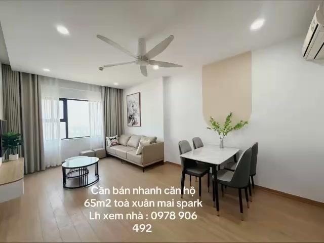 Căn hộ Xuân Mai Spark 65m² tại Hà Đông - Sẵn sàng đón Tết đoàn viên!