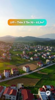 Đất nền Thôn 3, Tân Xã, Thạch Thất 63m² - Giá đầu tư chỉ 5x triệu/m²!