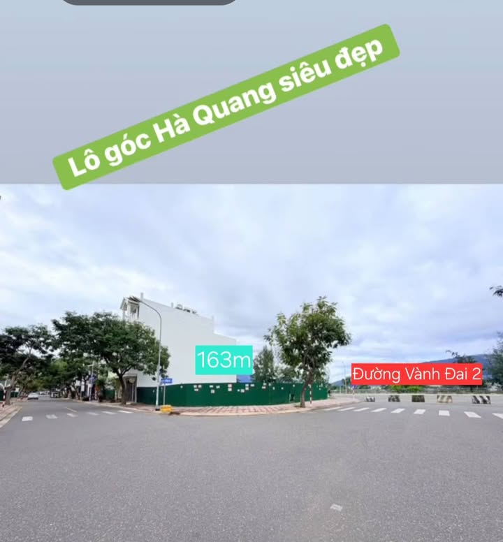 Đất nền lô góc đường Lạc An - Nha Trang, 163m² giá 20.375 tỷ - Đầu tư sinh lời ngay!