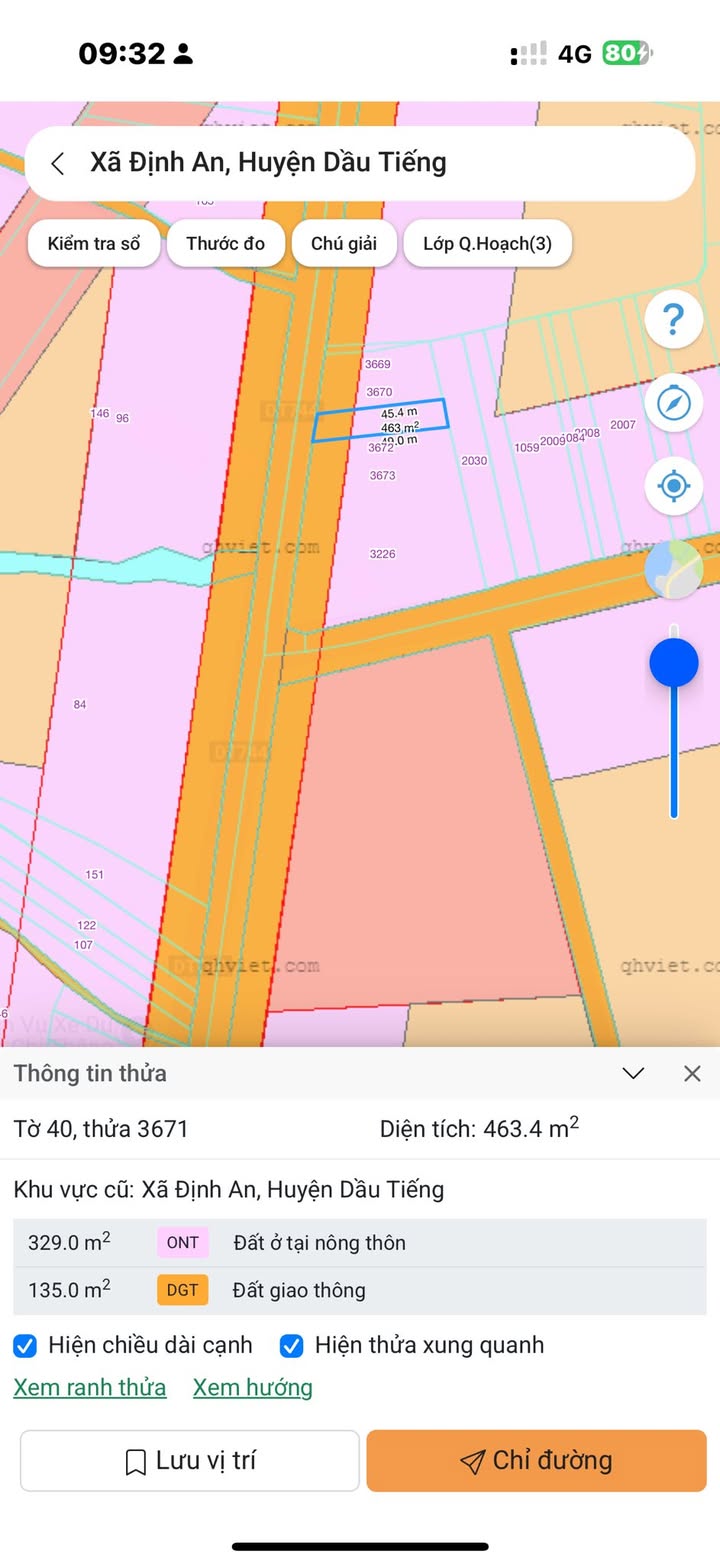 Đất nền Định An Dầu Tiếng 744m² giá 1 tỷ - Cơ hội đầu tư vàng!
