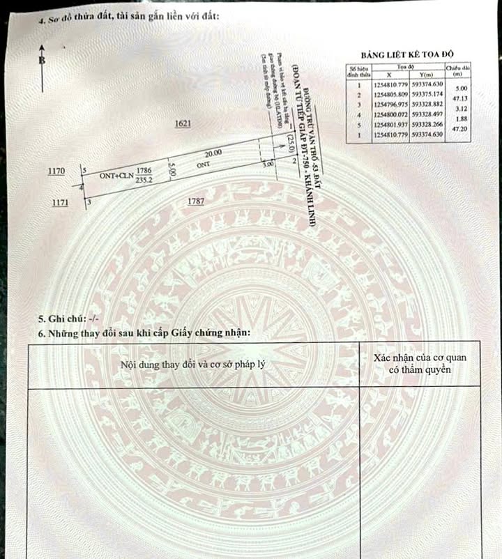 Đất thổ cư 235m² xã Trừ Văn Thố, Bàu Bàng - Giá 790 triệu, đầu tư sinh lời!