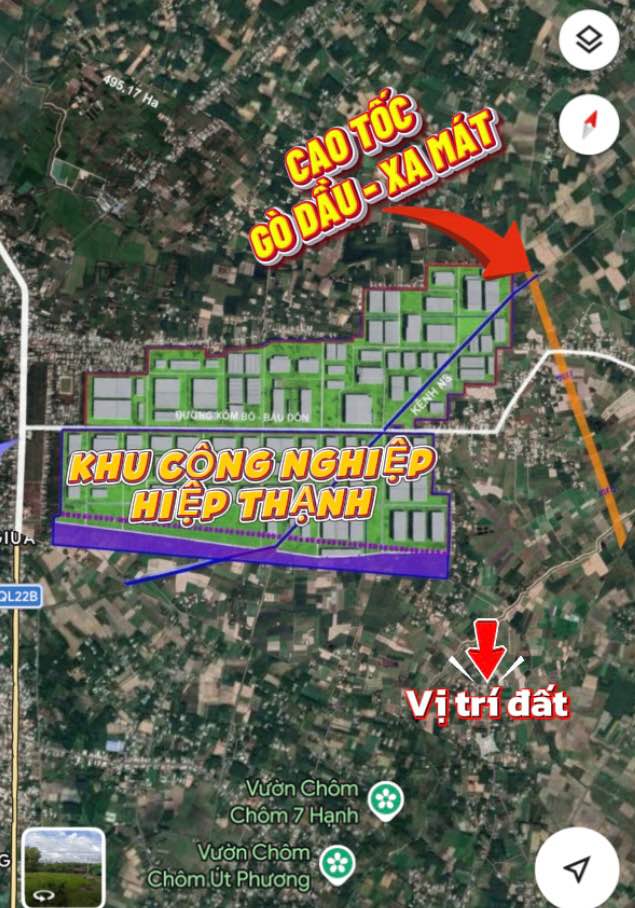 Đất nền đường nhựa Phước Thạnh, Gò Dầu, 540m² giá 2.05 tỷ - Đầu tư sinh lời ngay!