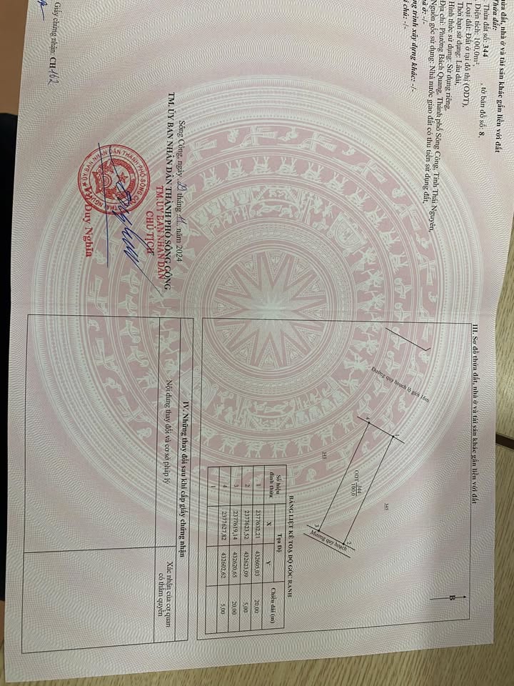 Đất liền kề Bách Quang, Sông Công 100m² giá chỉ 1 tỷ - Sổ đỏ chính chủ!