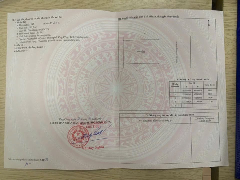 Đất thổ cư 216m² đường Nguyễn Văn Cừ, giá chỉ 1.9 tỷ - Đầu tư sinh lời ngay!