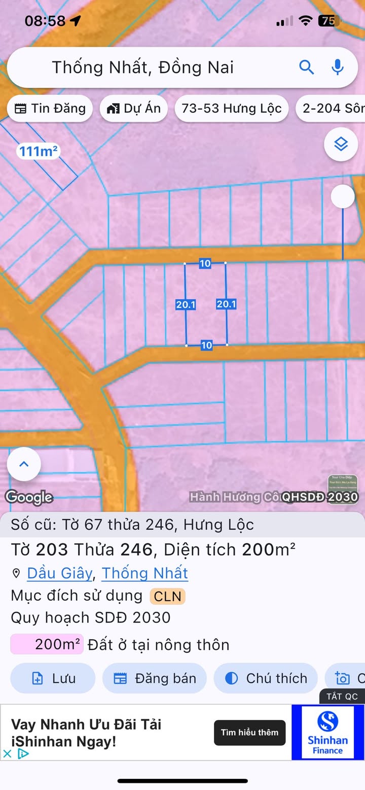 Đất nền 200m² xã Dầu Giây, huyện Thống Nhất - Sổ đỏ chính chủ, giá thỏa thuận!