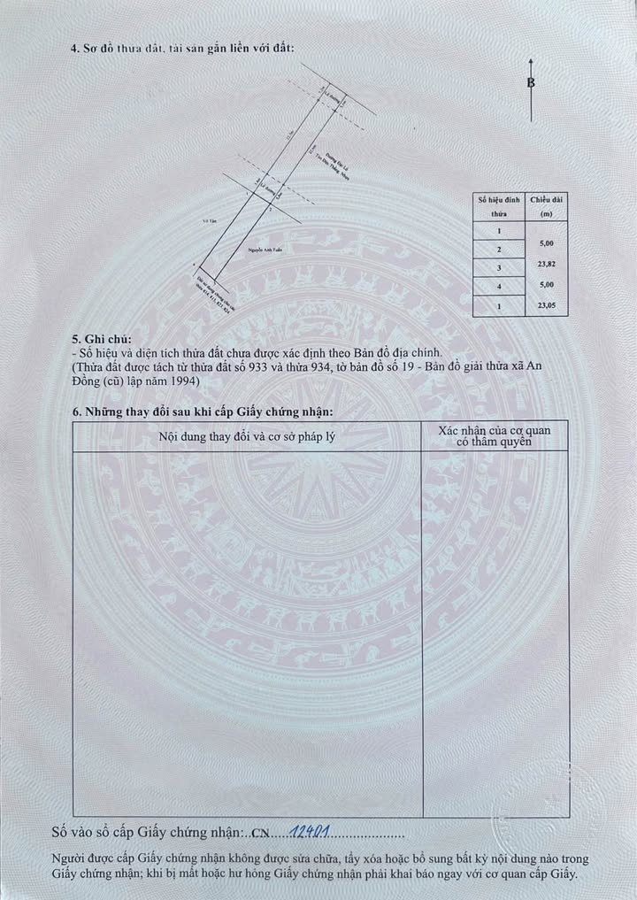 Đất mặt đường Tôn Đức Thắng An Dương 120m² giá 15 tỷ - Chính chủ bán gấp!