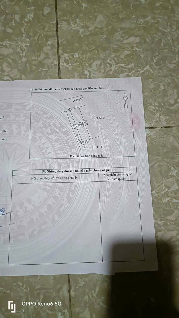 Đất Lô Góc 2 Mặt Tiền Diễn Phú, Diễn Châu 130.4m² - Hướng Bắc, Giá Chỉ 1 Tỷ!