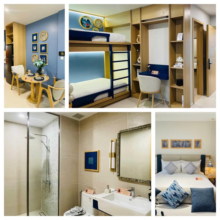 Căn hộ 1 ngủ Sun Centro Town Hạ Long 46m² giá thỏa thuận - Full nội thất cao cấp, view biển