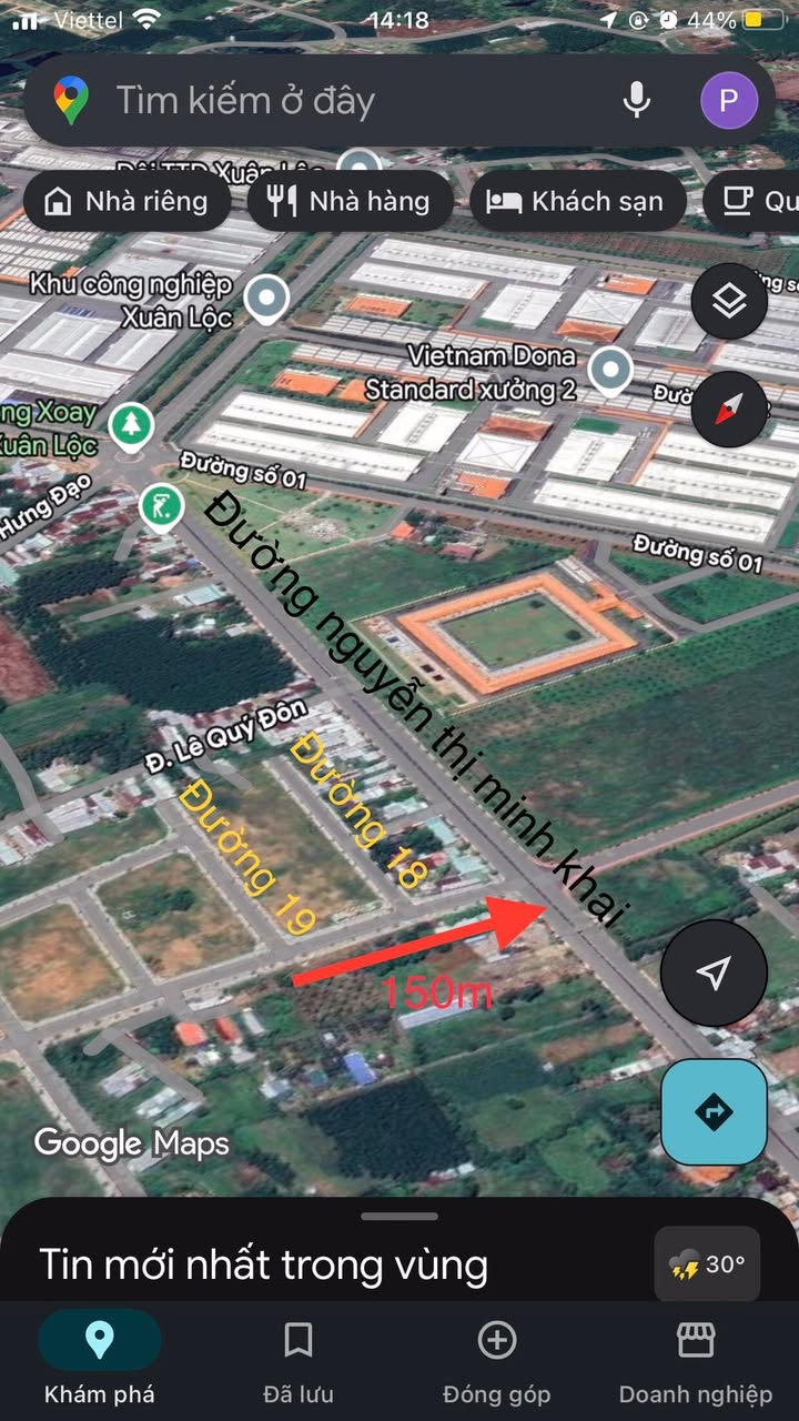 Đất nền mặt tiền đường Minh Khai Xuân Lộc 150m² giá 1.2 tỷ - Đầu tư sinh lời ngay hôm nay!