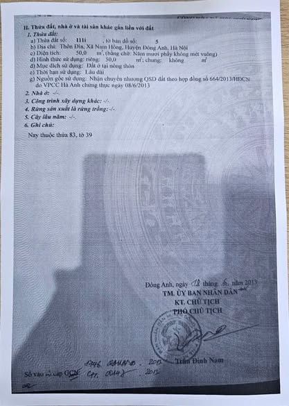 Đất lô góc 50m² Phúc Thịnh Đông Anh giá 4 tỷ - Nhiều tiện ích xung quanh!