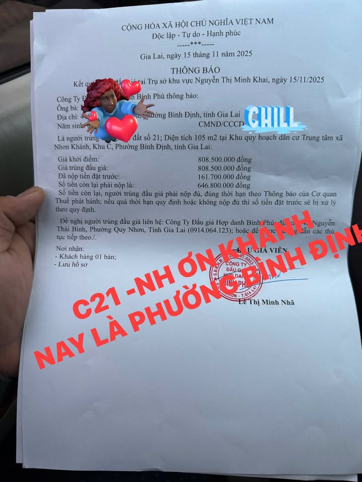 Đất nền góc kỹ thuật Phường Bình Định, 105m² giá 840 triệu - Cơ hội vàng đầu tư!