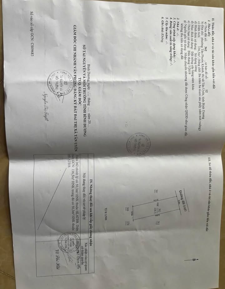 Đất nền Tân Phước Khánh Tân Uyên 336m² giá 3.95 tỷ - Đầu tư sinh lời ngay!