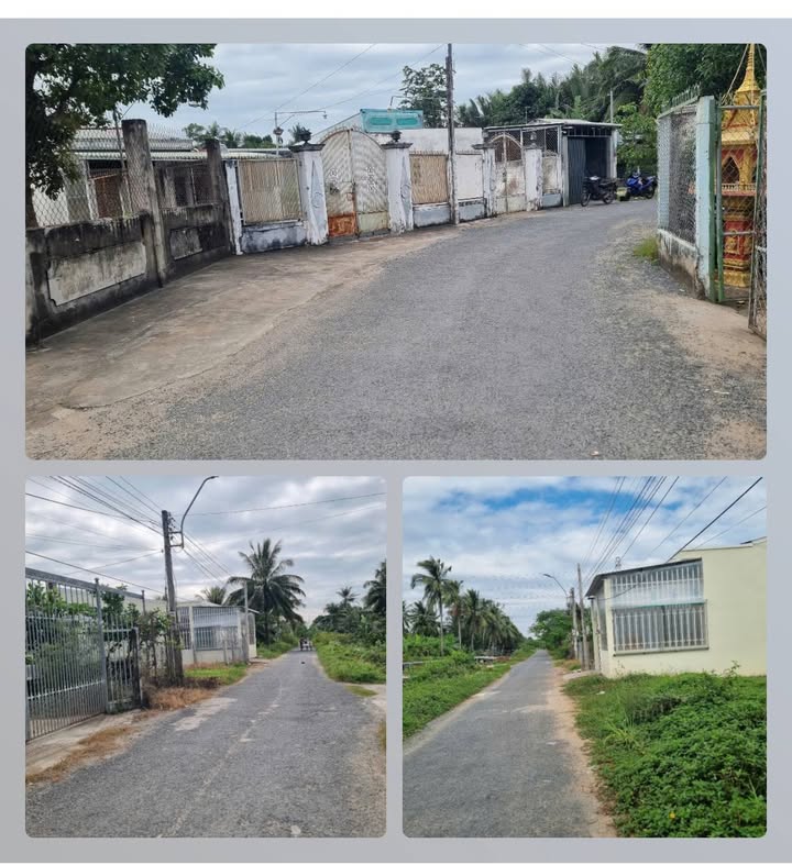 Đất thổ cư 120m² phường Long Đức, Trà Vinh - Giá 599 triệu, gần chợ và trường học!