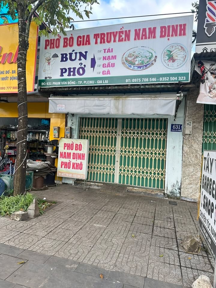 Nhà mặt tiền 631 Phạm Văn Đồng, Gia Lai - Thuê lâu dài giá 4 triệu/tháng