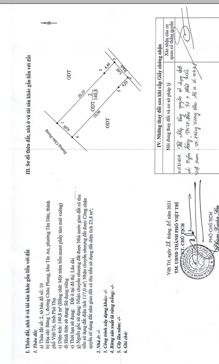 Đất mặt đường Châu Phong, Phường Tân Dân, 140.8m² giá 13.376 tỷ - Vị trí kinh doanh lý tưởng!