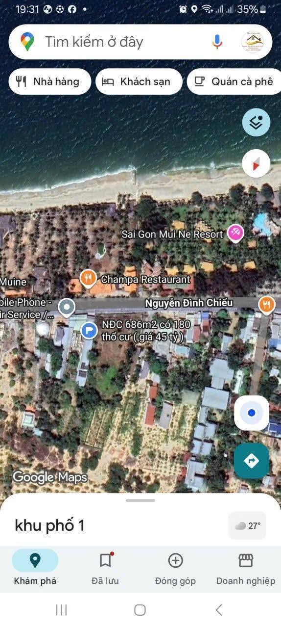 Đất mặt tiền đường Nguyễn Đình Chiểu Phan Thiết 686m² - Cơ hội đầu tư lý tưởng!