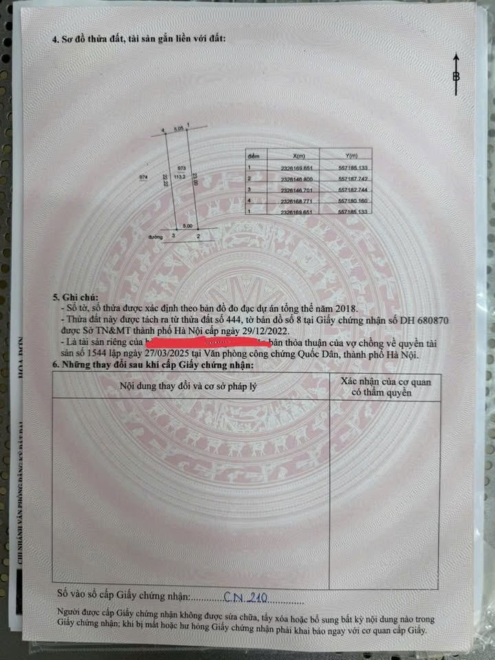 Đất nền Thôn Kim Bông, xã Tân Xã, Thạch Thất 114m² giá 37 triệu - Cơ hội sở hữu ngay!