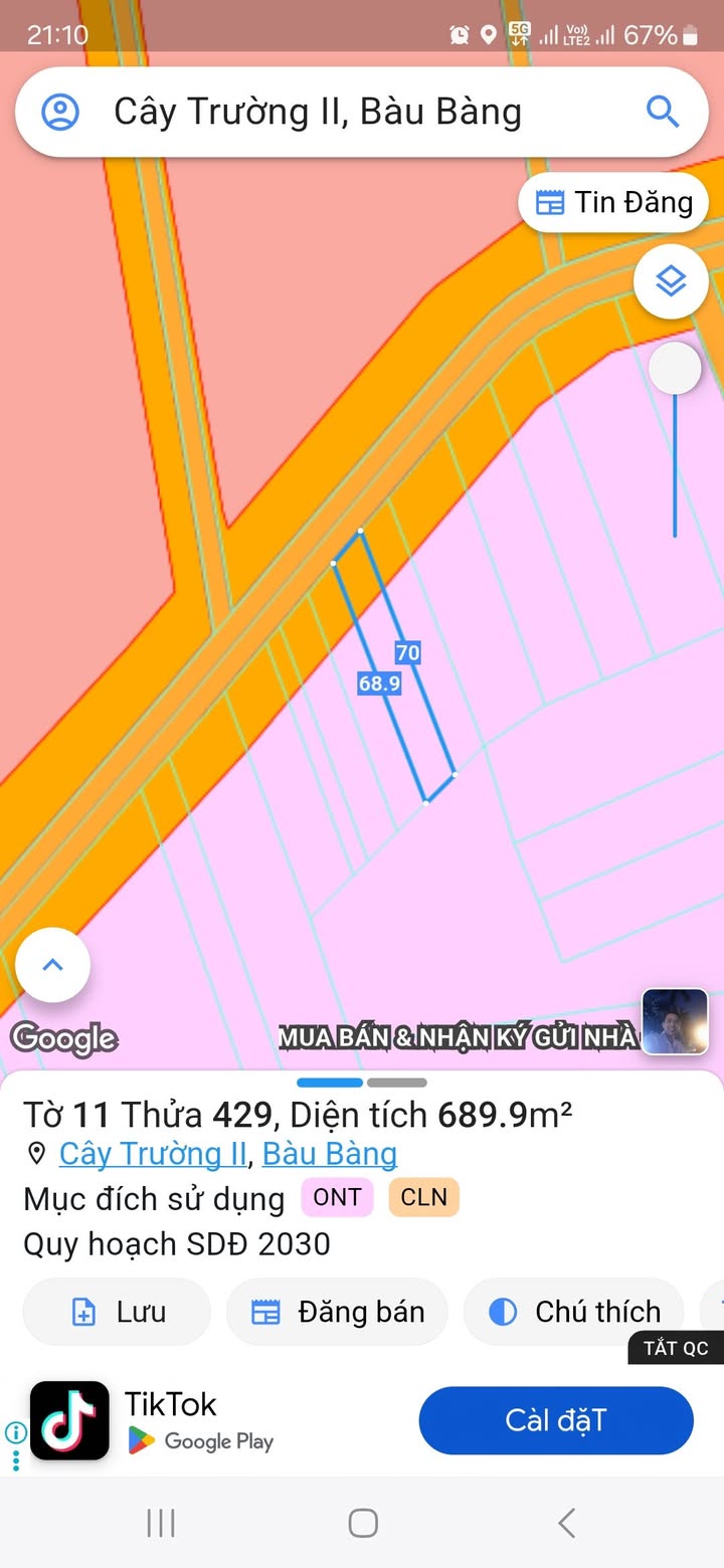 Đất mặt tiền ĐT750 Bàu Bàng 770m² giá 2.9 tỷ - Cơ hội đầu tư lý tưởng!