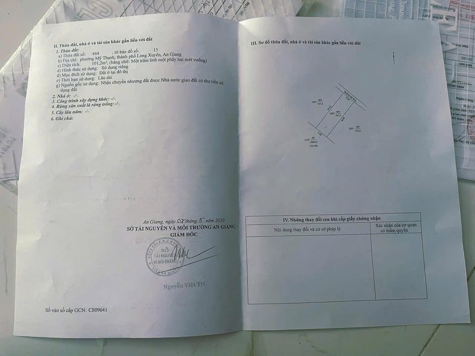Bán đất thổ cư tại KDC Út Lấn, Mỹ Thạnh, An Giang - 101m² giá 620 triệu!