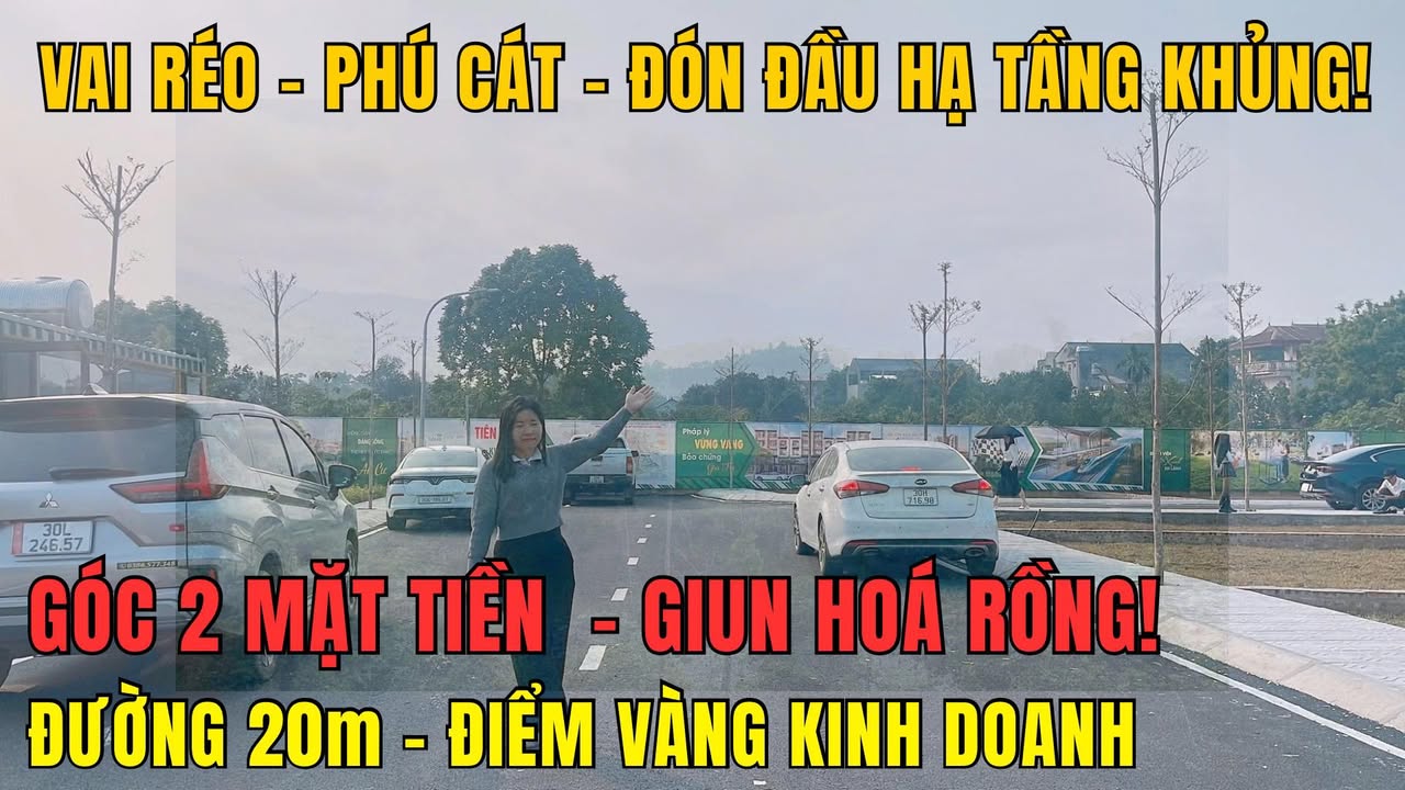 Đất nền lô góc Vai Réo Phú Cát 100m² giá chỉ 4X triệu/m² - Cơ hội đầu tư đắt giá!
