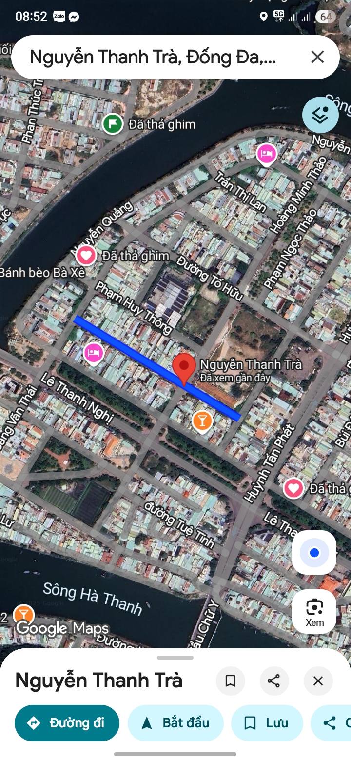 Nhà mặt tiền Nguyễn Thanh Trà Đống Đa Quy Nhơn 72m² giá 3 tỷ - Chính chủ thương lượng!