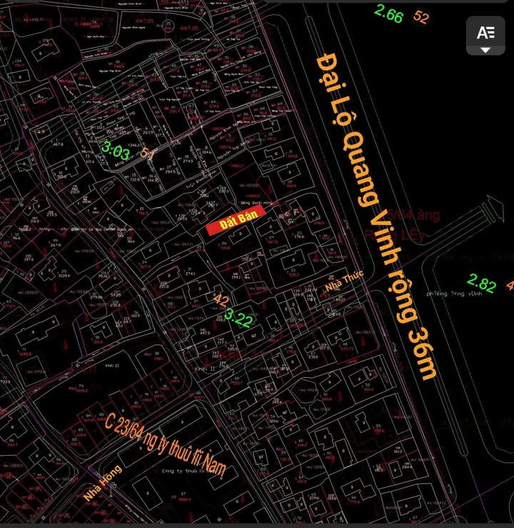 Đất nền Cửa Nam Vinh 82.6m² giá 2.95 tỷ - Hướng Đông Nam, vị trí đẹp!