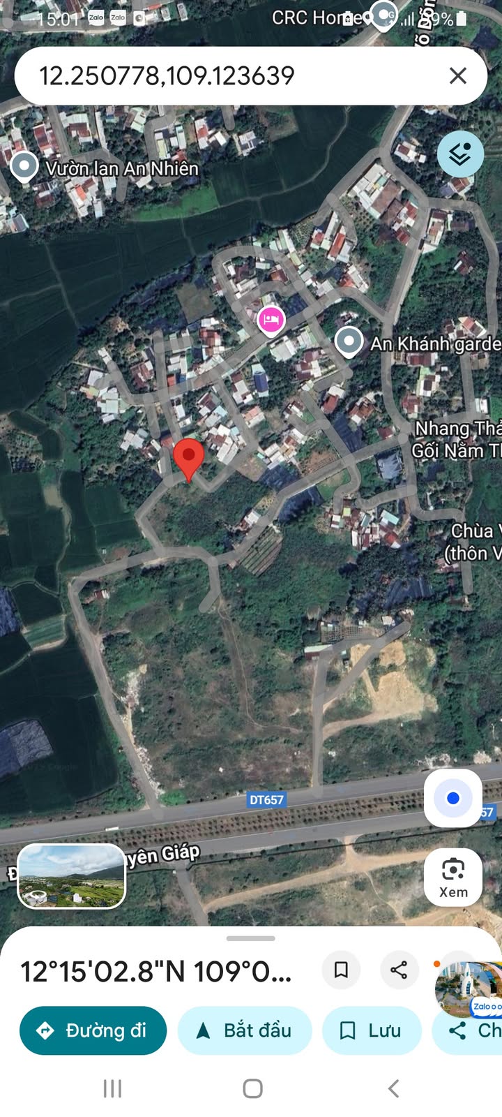 Lô Đất Thổ Cư Xã Vĩnh Trung 112m² giá 1,54 tỷ - Sổ Hồng Chính Chủ